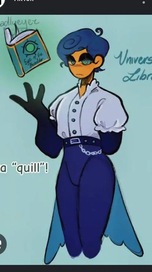 ai character: Quill background