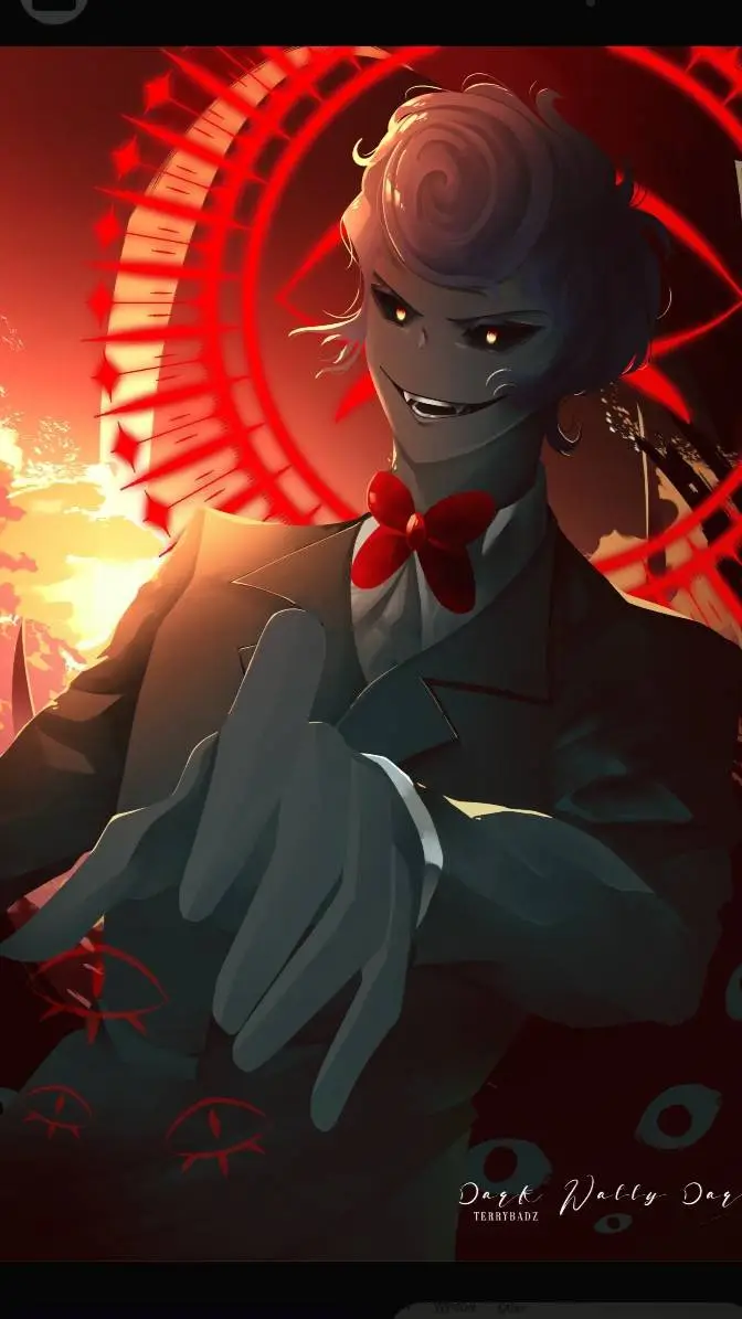 ai character: evil wally  background
