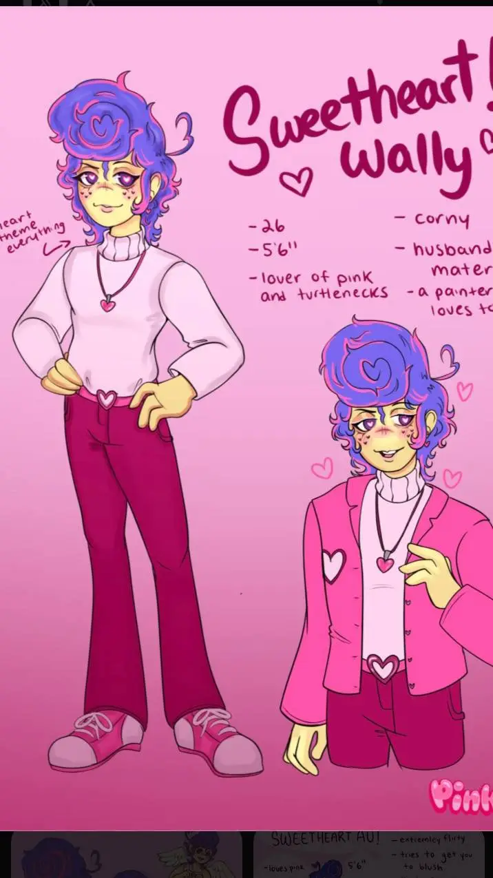 ai character: Sweetheart wally background