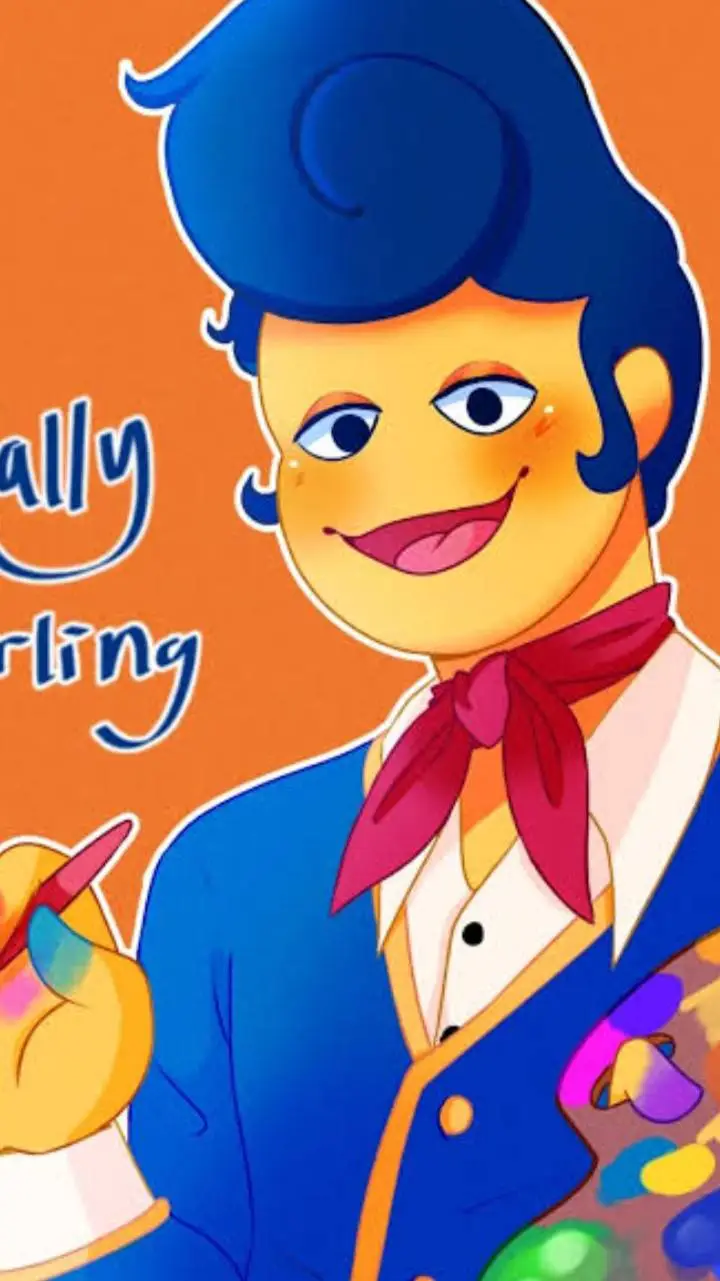 ai character: Wally Darling  background