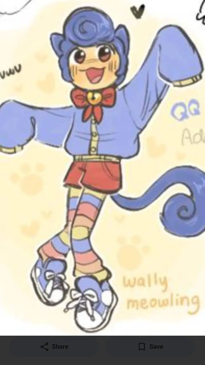 ai character: Meowling Wally  background