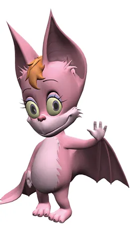 ai character: Bella the Bat background