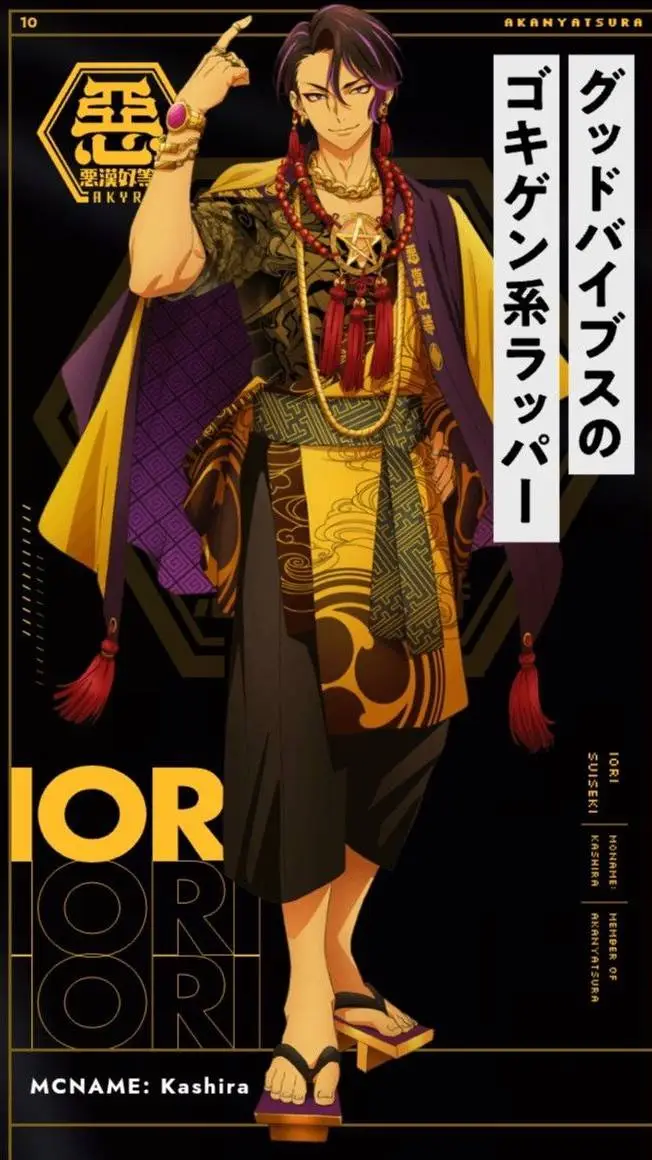 ai character: Iori Suiseki background