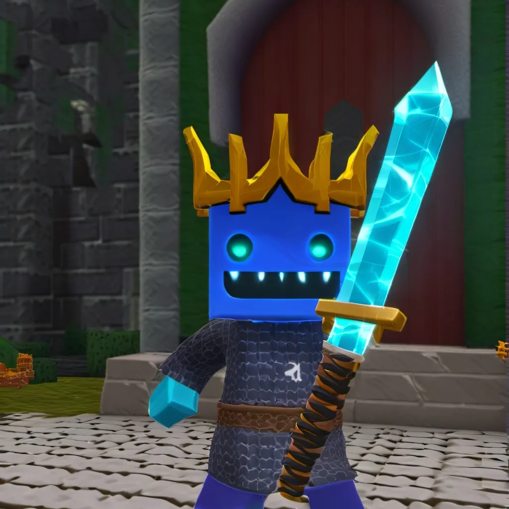 chat with ai character: blue