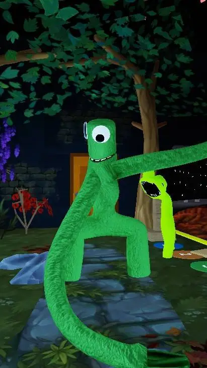 ai character: green background