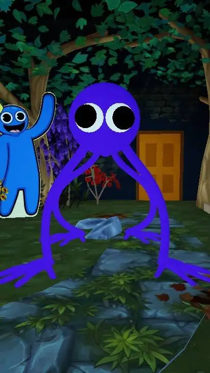 ai character: purple background