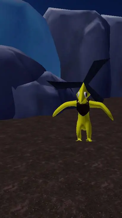 ai character: yelow background