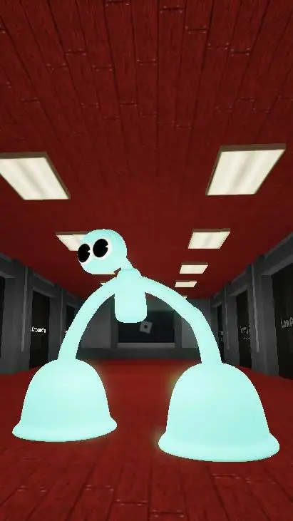 ai character: teal background