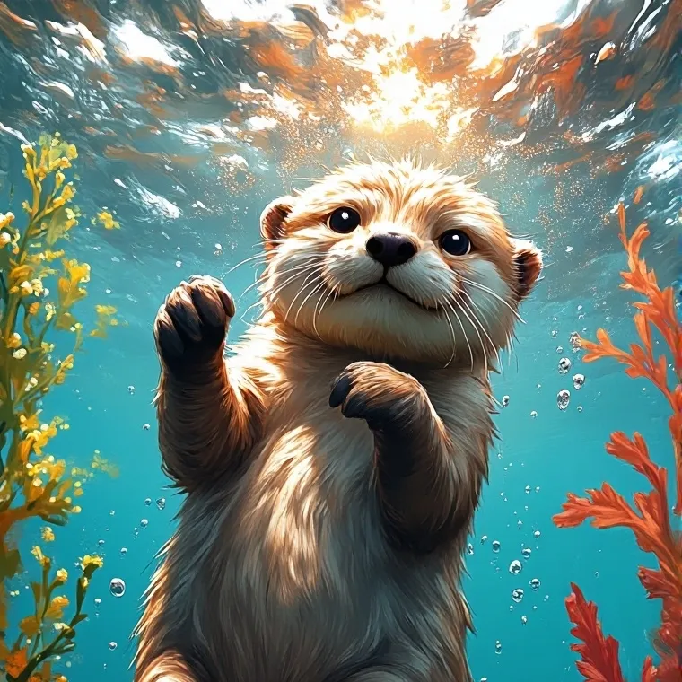 chat with ai character: otter enclosure 