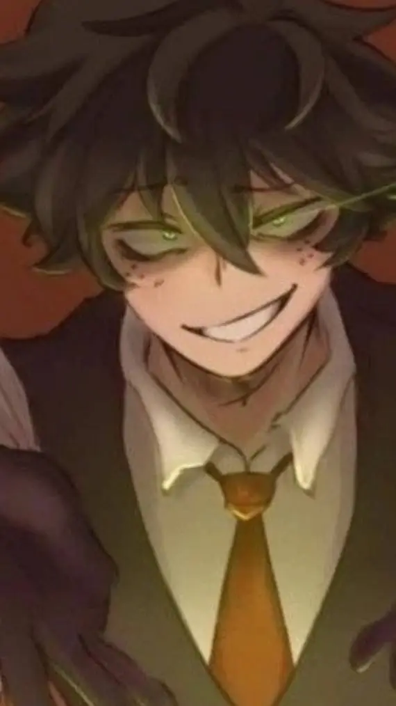 ai character: Villain deku 💚🔪 background