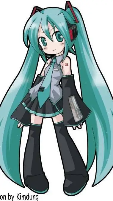 ai character: Hatsune Miku background