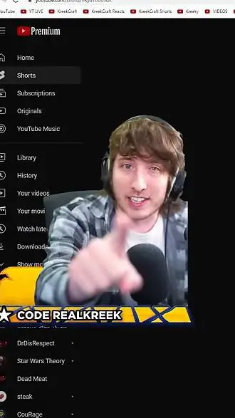 ai character: Kreekcraft background