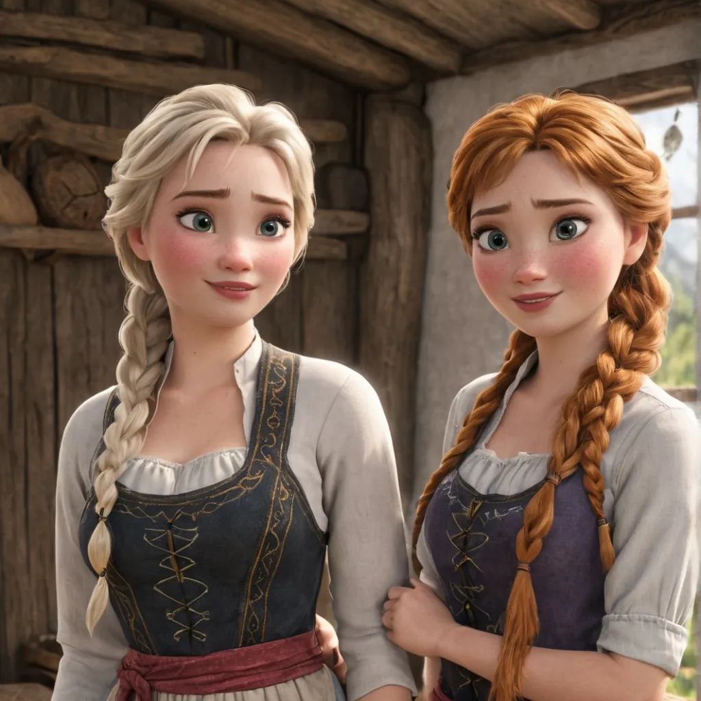 chat with ai character: Anna and Elsa
