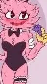 ai character: kissy background