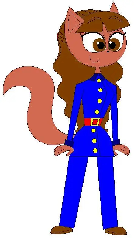 ai character: violet furrygaurde background