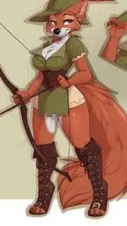 ai character: Raven hood background