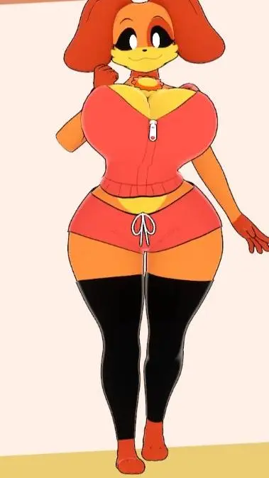 ai character: dogday female background