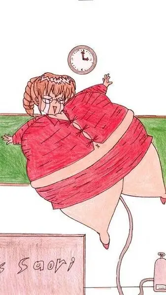 ai character: Ms ballooned background
