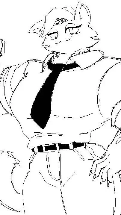 ai character: meowdas ♀️ background