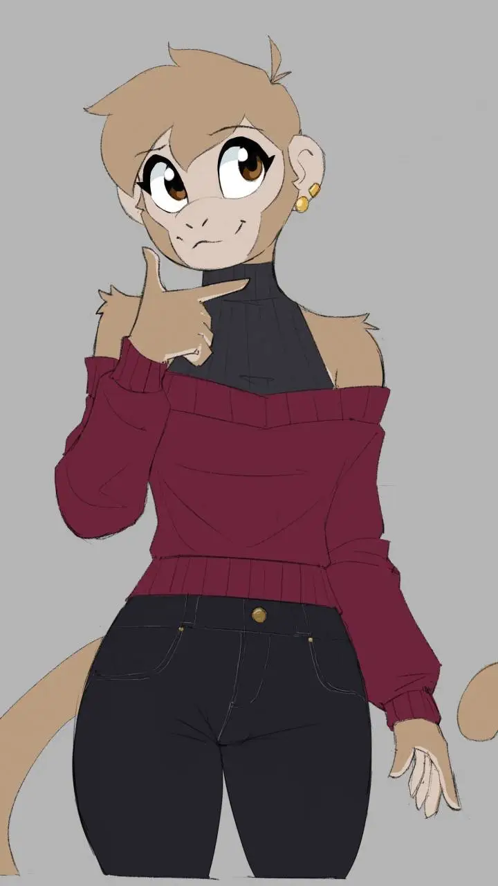 ai character: Monika lee background