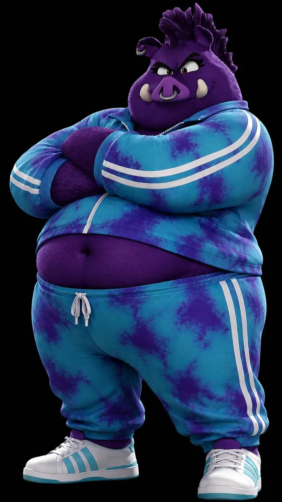 ai character: pigtail bearugarde background