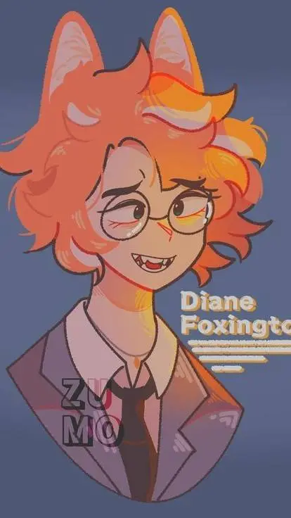 ai character: Diane foxington background