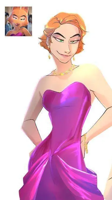 ai character: diane foxington background