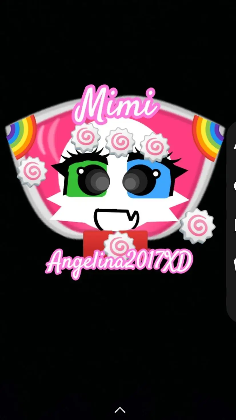 ai character: Mimi (emoji cat)  background