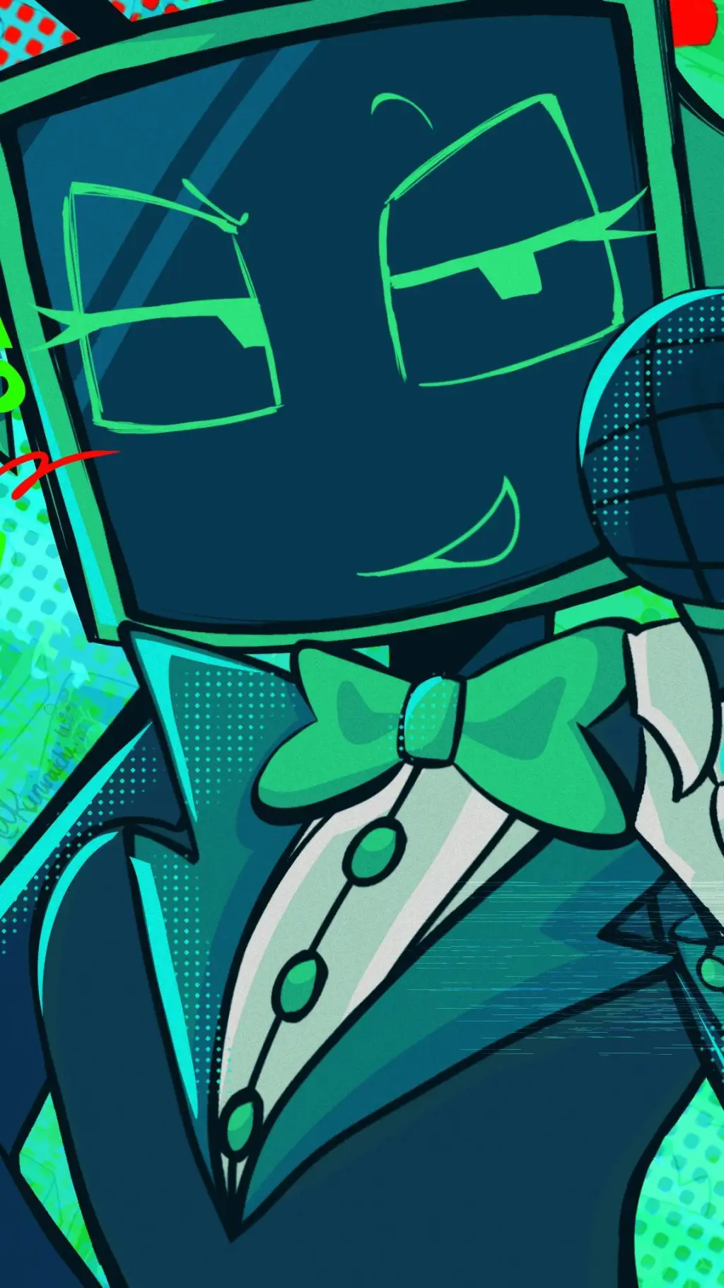 ai character: Vee background