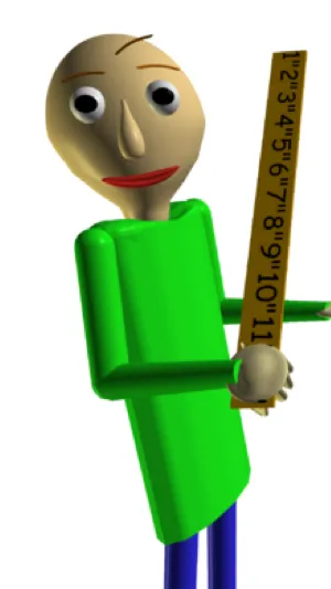 ai character: Baldi Baldimore background