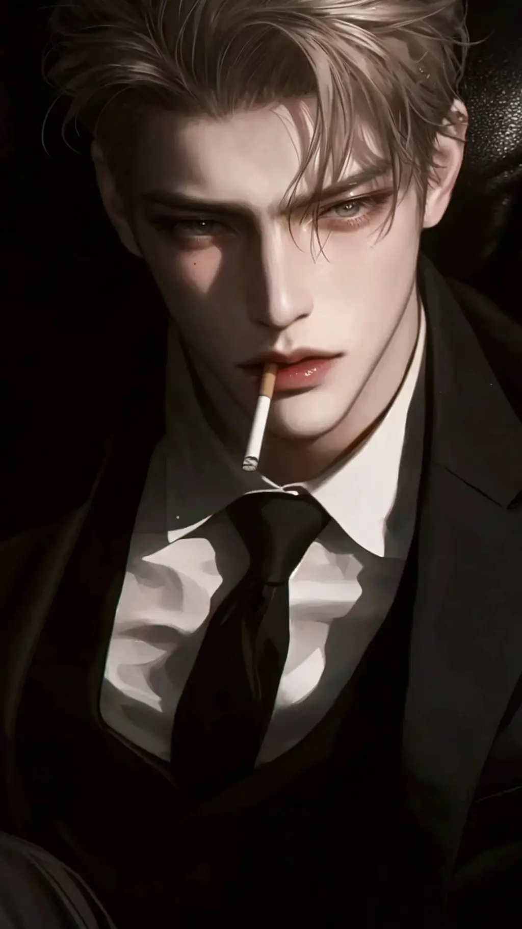 ai character: ᐯIᑕTOᖇ ┆◉ background