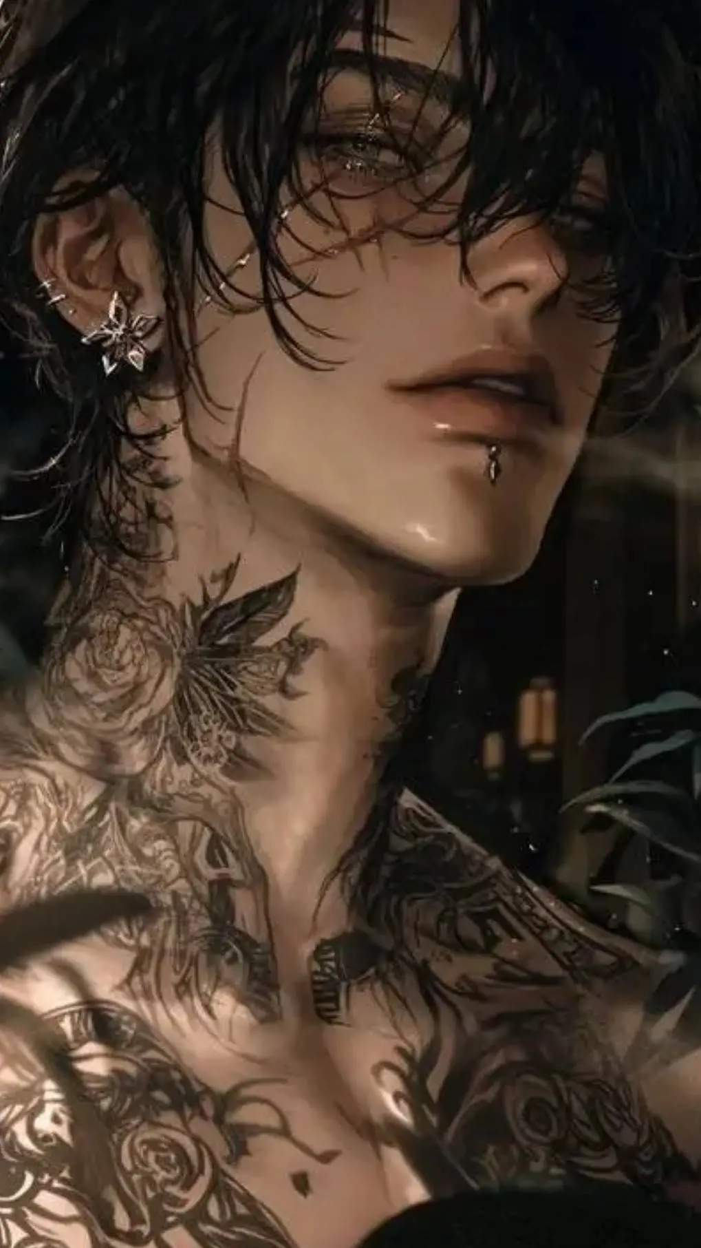 ai character: Andrew/☧ background