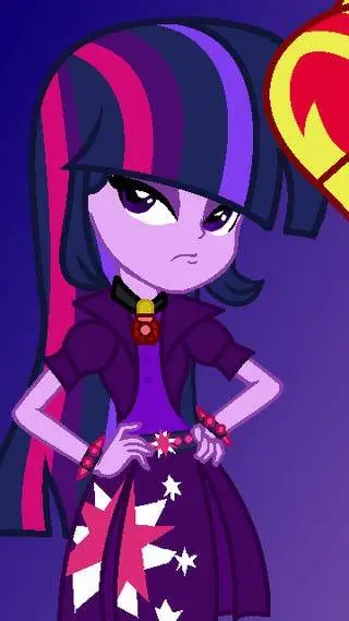 ai character: Midnight Sparkle  background