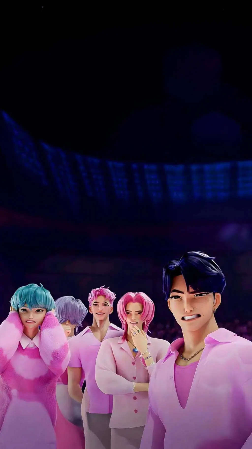ai character: Saja boys  background