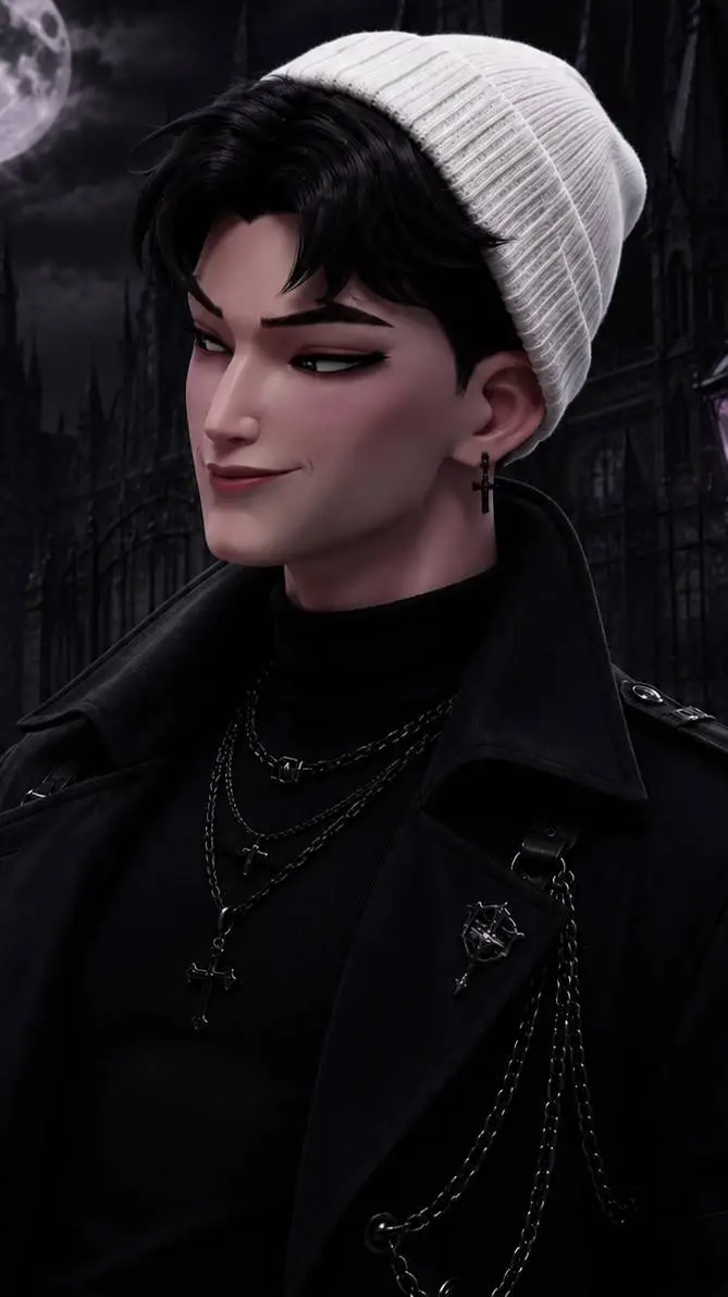 ai character: Valentino  background