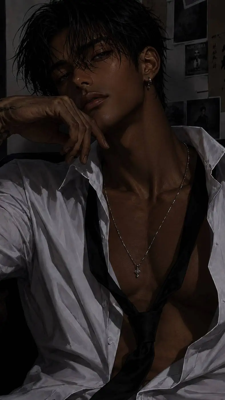 ai character: Valentino Charm background