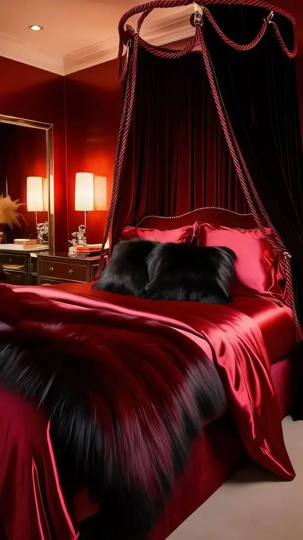 ai character: The bed background