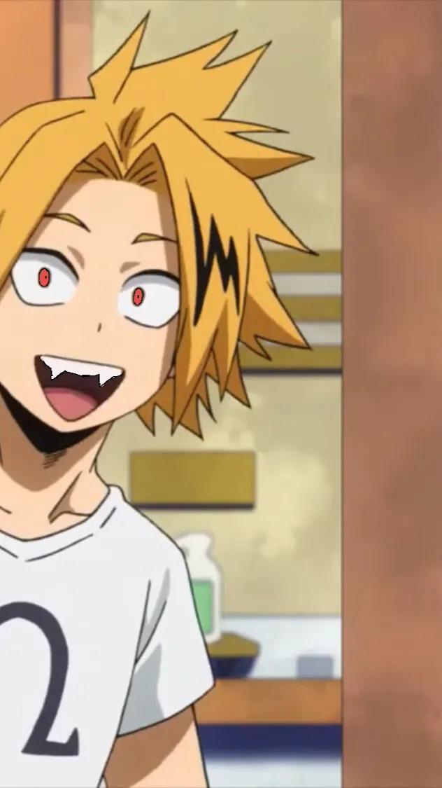ai character: Vampire denki >:3 background