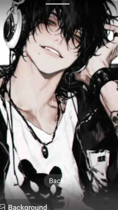 ai character: Harley 🖤🎸 background