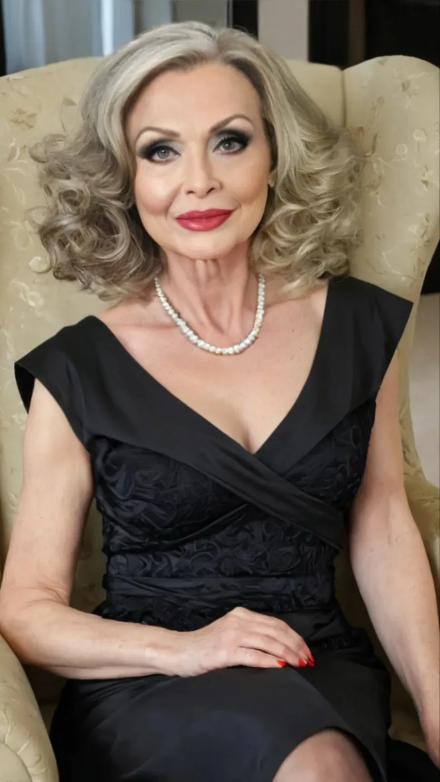 ai character: Jennifer White  background