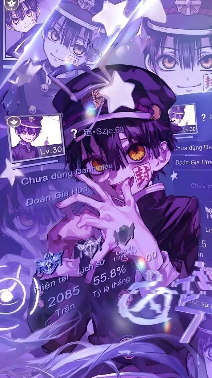 ai character: Hanako kun  background