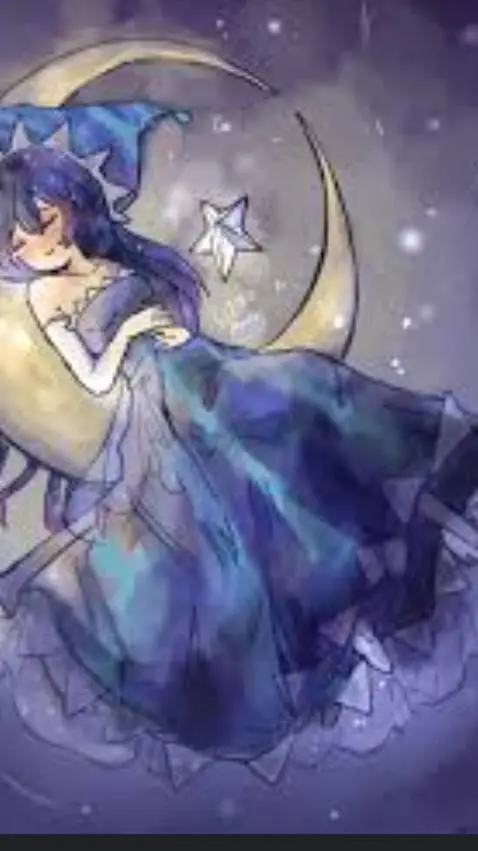 ai character: Moonlight  background