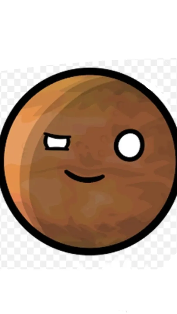 ai character: Mars solar balls background