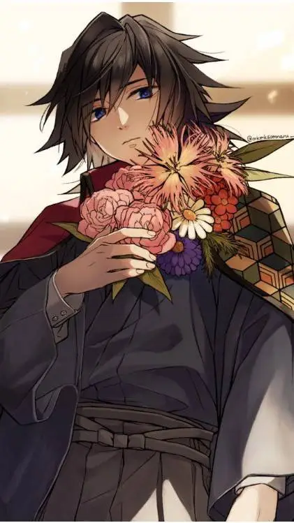 ai character: 🌊'Giyu'🌊 background