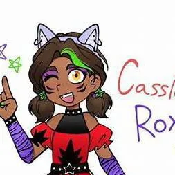 chat with ai character: glam rock cassie