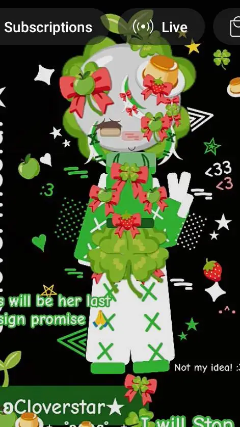 ai character: ~★Cloverstar★~ background