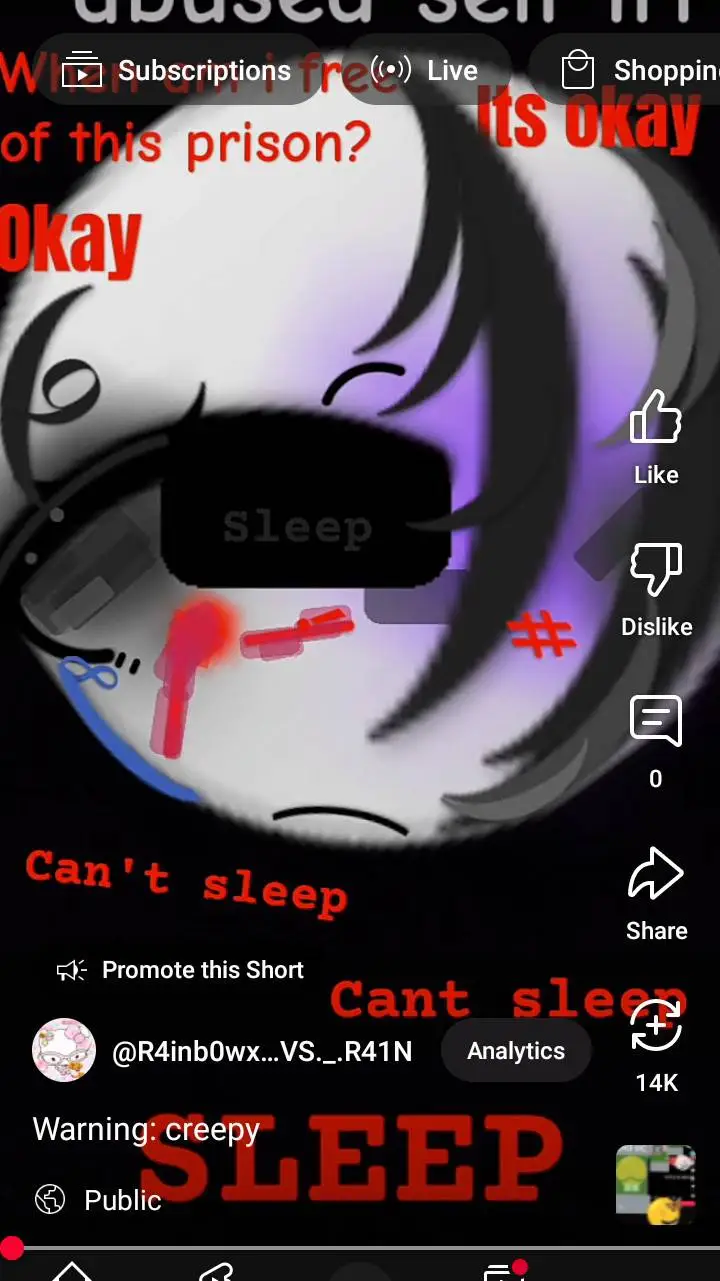 ai character: Abused??!  background