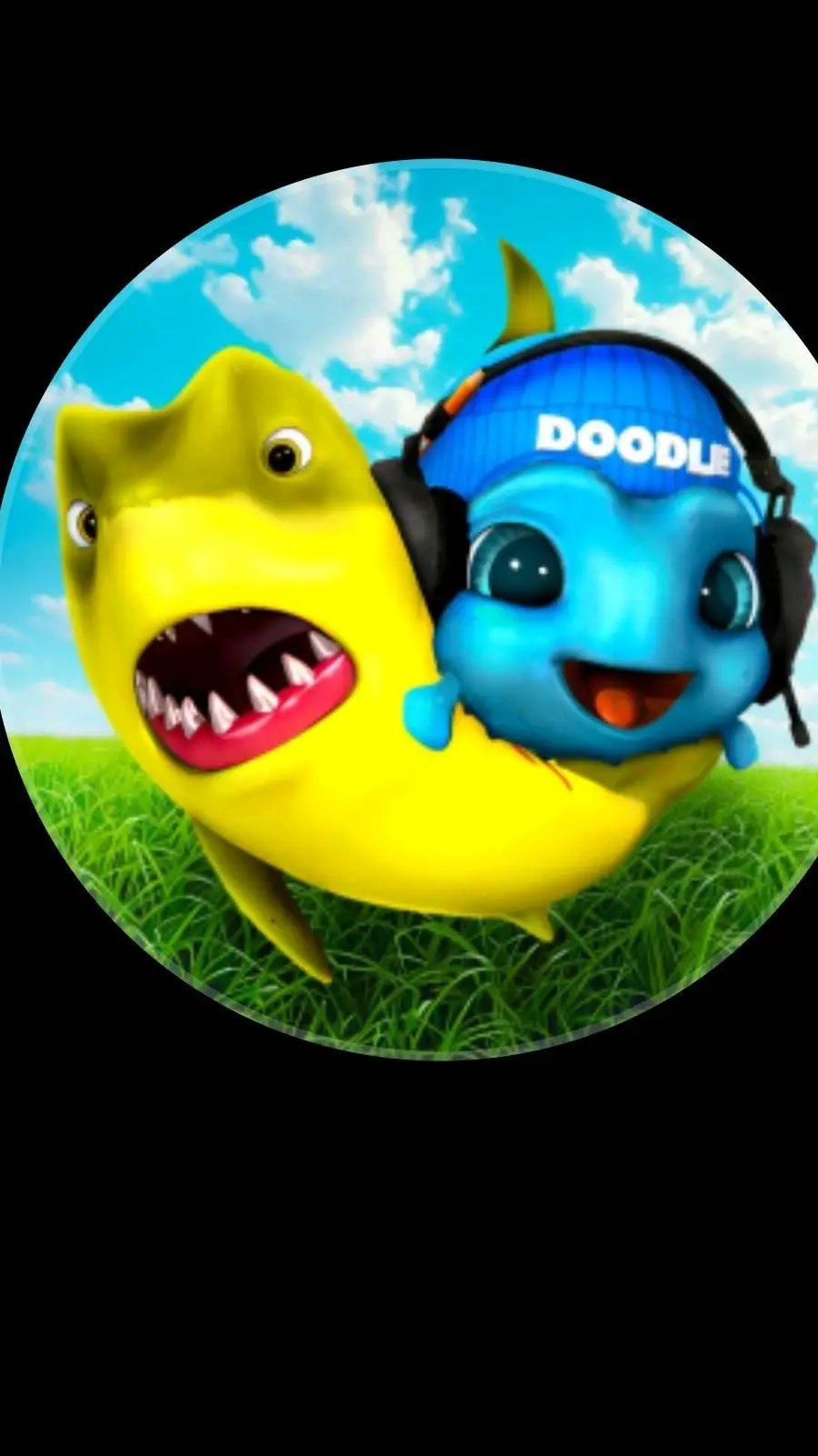 ai character: Doodle and Arkey background