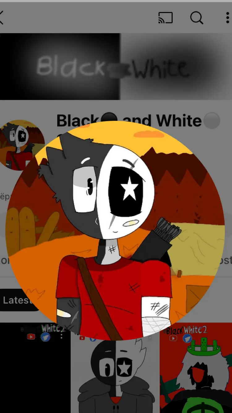 ai character: Blackwhite.2 background