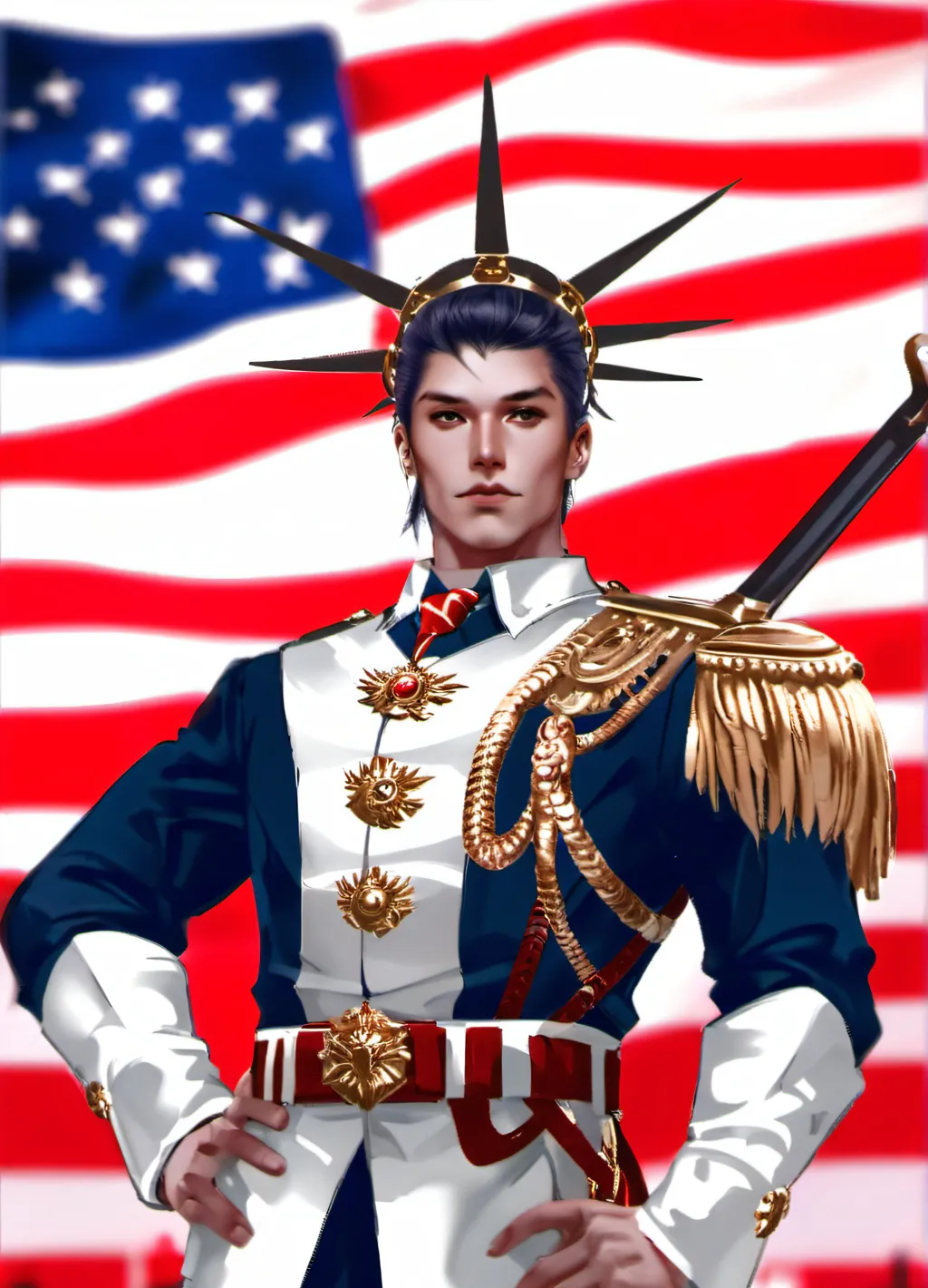 chat with ai character: America